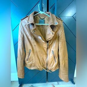 Muubaa Gorgeous 100% leather moto jacket